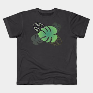 Monstera leaf Kids T-Shirt